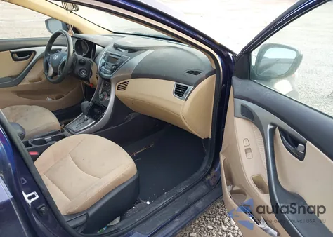 2013 Hyundai Elantra Gls из США, поврежденный, VIN 5NPDH4AEXDH280935